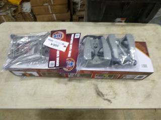 Tidy Tims Super Hang All Mounting Bar, C/w (1) Pkg of 2 Cam Holders and (1) Pkg 7" Hooks (E-1)