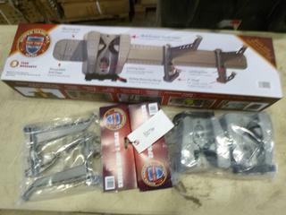 Tidy Tims Super Hang All Mounting Bar, C/w (1) Pkg of 2 Cam Holders and (1) Pkg 7" Hooks (E-1)