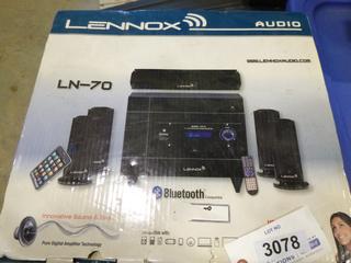 Lennox Bluetooth Sound System, Model LN-70 (EE1-4-1)