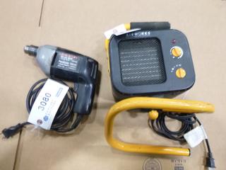 Black & Decker 10m Drill, Airworks Heater , Model L3198, Running Condition Unknown (EE1-4-1)
