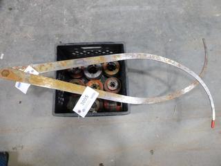 (9) Ridgid Assorted Threading Bits, 3' Calibers