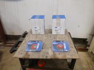 (2) Boxes of Norton 5" Wire Wheel Brush, 5 Per Box (E3-2-3)
