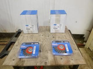 (2) Boxes of Norton 5" Wire Wheel Brush, 5 Per Box (E3-2-3)