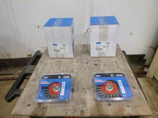 (2) Boxes of Norton 5" Wire Wheel Brush, 5 Per Box (E3-2-3)