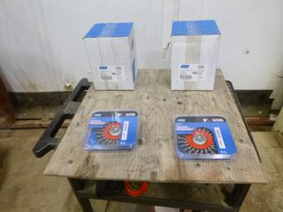 (2) Boxes of Norton 5" Wire Wheel Brush, 5 Per Box (E4-2-1)