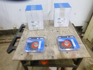 (2) Boxes of Norton 5" Wire Wheel Brush, 5 Per Box (E4-2-1)