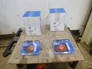 (2) Boxes of Norton 5" Wire Wheel Brush, 5 Per Box (E4-2-1)