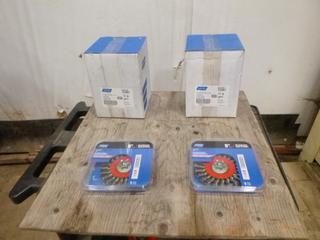 (2) Boxes of Norton 5" Wire Wheel Brush, 5 Per Box (E4-2-1)