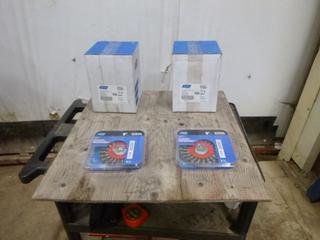 (2) Boxes of Norton 5" Wire Wheel Brush, 5 Per Box (E4-2-1)