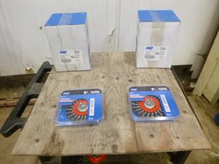 (2) Boxes of Norton 5" Wire Wheel Brush, 5 Per Box (E4-2-1)