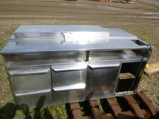 5' Stainless Steel Cooling System 4 Drawer Cabinet 