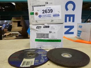 (2) Boxes of 20,  Norton 6" Gemini Grinding Wheel, Type 27 (W5-1-2)