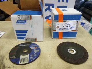 (2) Boxes of 20, Norton 6" Gemini XXL Grinding Wheel, Type 27 (W5-1-2)