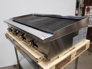 Model ATRC-48CAH1 4-Burner Radiant Charbroiler w/ Independent Manual Control LP *NOTE: Cannot Be Picked Up Until July 10*
