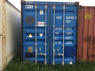 40' HC Storage Container # GCSU 6037857