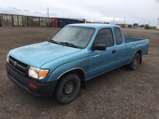 1997 Toyota Tacoma Extended Cab P/U c/w 4 Cyl 2.4L, Auto. Showing 580,368 Kms. S/N 4TAVL52N2VZ268498