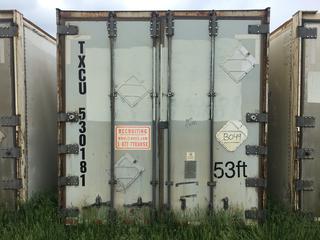 53' Storage Container #  TXCU 530181