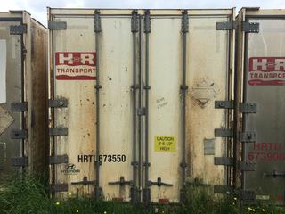 53' Storage Container # HRTU 673550