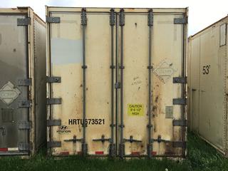 53' Storage Container # HRTU 673521 c/w Reefer.
