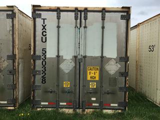 53' Storage Container # TXCU 530328 c/w Reefer.