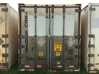 53' Storage Container # TXCU 530347 c/w Reefer.