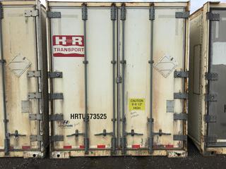 53' Storage Container # HRTU 673525 c/w Reefer.