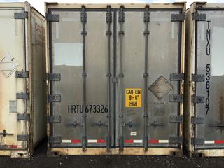 53' Storage Container # HRTU 673326 c/w Reefer.
