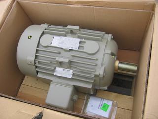 GE M9443 Extra Severe Duty Motor, 25 HP, 1800 RPM, 460V, 284T Frame, TEFC, C-Face & Foot Mount.