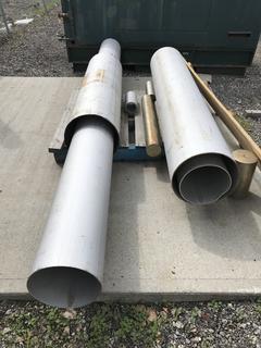 Selling Off-Site: Quantity of Stainless Steel Pipe. For Viewing and Address Please Call Cal @ 403-620-1617.