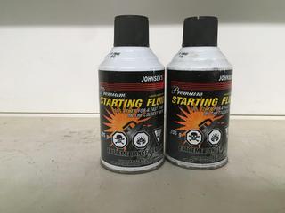 (2) Cans of Johnsen's Premium Starter Fluid.