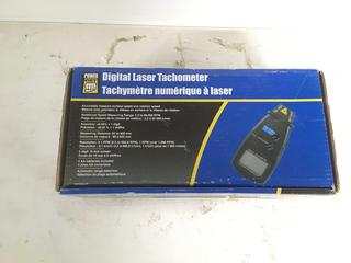 New/Unused Power Fist Digital Laser Tachometer.