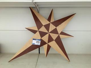 Hardwood Star Flooring Medallion.