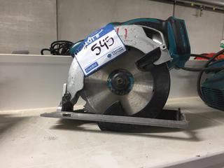 Makita 36 Volt, 6 1/2" Cordless Circular Saw.