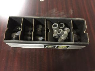 Box of Assorted Tyloc Tube Stainless Steel fittings.