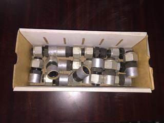 Box of Assorted Tyloc Tube Stainless Steel fittings.