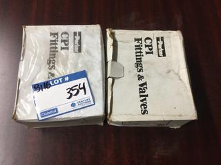 (2) Parker Tube Stainless Steel Fittings Union Tee 8-8-8 JZ-SS.