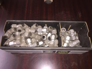 Box of Assorted Tyloc Tube Carbon Steel fittings.