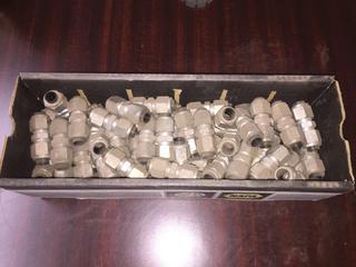 Box of Assorted Tyloc Tube Carbon Steel fittings.