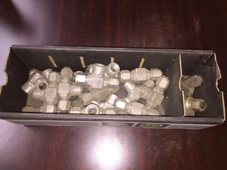 Box of Assorted Tyloc Tube Carbon Steel fittings.