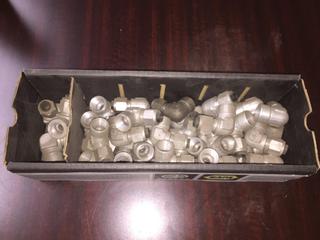 Box of Assorted Tyloc Tube Carbon Steel fittings.