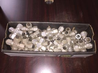 Box of Assorted Tyloc Tube Carbon Steel fittings.