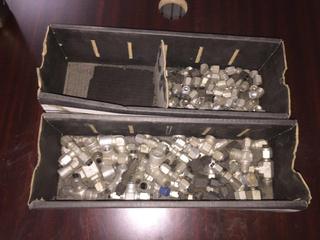 Box of Assorted Tyloc Tube Carbon Steel fittings.