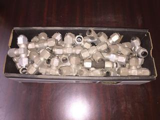 Box of Assorted Tyloc Tube Carbon Steel fittings.