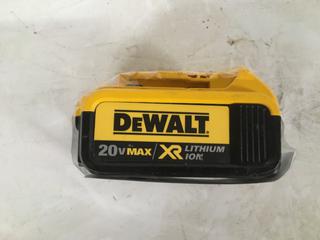 DeWalt, 20 Volt 4 AH Battery.