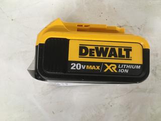 DeWalt, 20 Volt 4 AH Battery.
