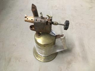Old-fashioned Brass Blow Torch
