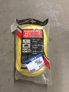 100' Braided Poly Rope.