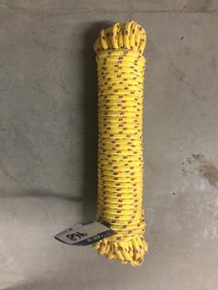 100' Diamond Braided Poly Rope.