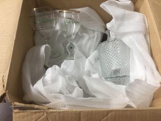 Assorted Glass's And Cups.