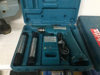 Makita 9.6 Volt, 10mm Drill/Charger/2 Battery's.